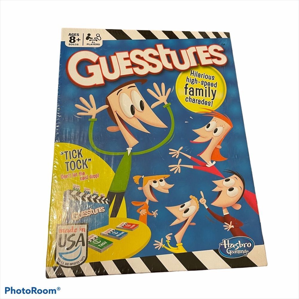 Guesstures Game Parker Brothers Charades Family